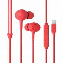 Lightning to MFi Earphone Stereo Gaming Headset Cell Phone Headphones for Iphone 13 thumbnail-2