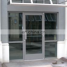 aluminum frame design office entry door for commerical with door closer