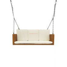 Porch Swing Hanging Bench Waterproof Bench for Outdoor Furniture With Backrest Woven Wicker Outdoor Furniture thumbnail-3