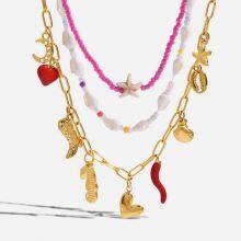 316L Hypoallergenic Stainless Steel Necklace With 18K Gold PVD Coating thumbnail-5