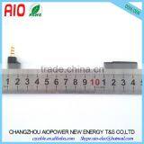 10cm 90 Degree 4 Poles 4C Male to Female 3.5mm TRRS Audio Cable thumbnail-1