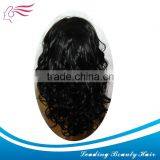 Slky Soft Curly Brazilian Remy Hair Full Lace Wig thumbnail-1