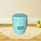 Christmas Gift Home & Garden Decoration Ceramic Stool Outdoor Furniture Porcelain Baby Seat 12 Color
