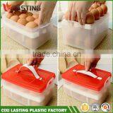 2 Layers Plastic Egg Storage Box Egg Tray Egg Storage Container thumbnail-1