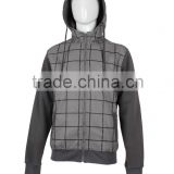 Men's custom fashion 50D micro fiber track jacket