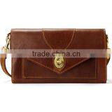 2016 Gray Color Casual Leather Flap With Hardware Closure Lady Clutch Bag thumbnail-2