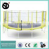 16ft Biggest Indoor Industrial Trampolines Bungee Jumping Harness With Enclosure thumbnail-3