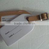 Custom Debossed Words Wedding Leather Luggage Tag thumbnail-2