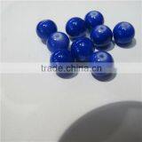6mm cheap round neon stone color glass beads diy SCB008