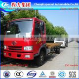 Low flat transport vehicle, 3 axles 6x4 low bed flat truck,low bed truck