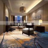 100% Nylon Unique Hotel Carpet With Red Color thumbnail-4