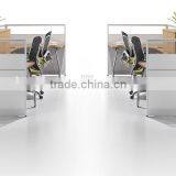 (MFC)PT-11 Melamine for 4 Persons Workstation Stainless Steel Frame Office Furniture thumbnail-4