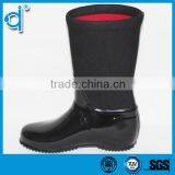 Printed Wholesale Rubber Black Neoprene Boots for Women