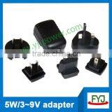 High Quanlity 5w 5v 1a Universal Plug Adapter With Usb