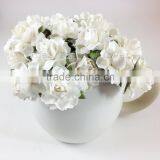 White Handmade Mulberry Paper Flower, Wedding Party, Scrap-booking Crafts, Wholesale 21/15 thumbnail-2