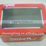 Have PVC Window Rectangle Tin Box