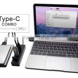 USB 3.1 Gen1 Hub,Type C Hub 3.0 Combo Hub With SD/TF Card Reader