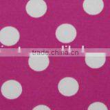 African Lace Fabrics Denim White Dot on Rose Red Poly Milk Fiber Fabric Spandex Fabric 4way Strentch thumbnail-3