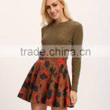 New Arrival Winter Casual Printing A-line Skirt thumbnail-4