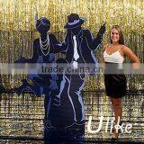 Wedding Background Decoration Foil Curtain Stage Decoration Curtain Decorative Bar Night Manufacturing Shiny Curtain Background thumbnail-1