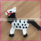 Decorative handmade crochet animal applique patterns custom crochet horse applique