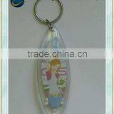Beauty Printed Paper Inside Keychain Photo Viewer/keychain Machine