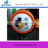 New Design advertising outerdoor round plastic vacuum forming light box