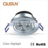 Aluminum Highlight/ Matt White Finish 3W 5W 7W 9W 12W Led Spot Light thumbnail-2