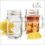 Glass Water Bottle With Handle 350ml Juice Bottle Glass Drinking Bottle With Handle thumbnail-1