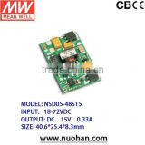 Meanwell 5W DC-DC Regulated 15v switching power supply/5W DC-DC converter