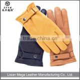 Wholesale Men's American Winter Deerskin Leather Driving Gloves