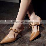 Kitten Heel Sandals Sexy Women Sandals Pointy Toe Sandals thumbnail-3