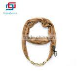 Wholesale Fashionable Latest Scarf With Chain