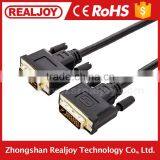 10m Zhongshan Wholesale Twisted Pair Male to Male 24+1 Pins Extension Dvi Cable thumbnail-1