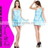 Sexy Sleeves Printed Fashion Dress LY011 thumbnail-2