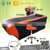 One Set of SPB009 Hair Washing Shampoo Bed With Stool and Trolley