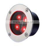 High Power LED Tempered Glass Led Solar Underground Lights thumbnail-1