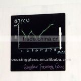 black color magnetic tempere glass writing board /memo board/message board/drawing board