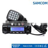 2015 HOT selling 50W/40W output cheap dual band mobile radio SAMCOM AM-400UV with dual display,dual standby,FCC approval