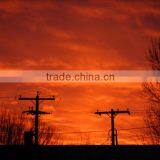 138kv,110kv,69kv Polygonal Galvanized Steel Pole thumbnail-4