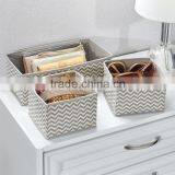 Chevron Fabric Storage, Dresser Drawer Organizer -3 Piece Set thumbnail-4