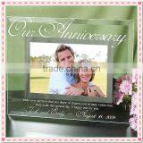Bestsale Engraved Crystal Picture Frame For Anniversary Souvenir thumbnail-1