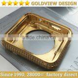 China Factory Newest Coming For Apple Watch Gold Housing With Diamonds by Handmade,brand Watch Factory China thumbnail-1