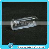 Tabletop Clear Nameplate Display Block, Wholesale Sign Holder Acrylic Tablet