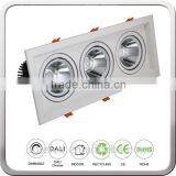 Two Three Heads Rectangular Led Grille Lamp Light Fixture Led Light Indoor Lighting 2*15W Downlight thumbnail-1