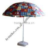 Colorful Fabric Beach Umbrella thumbnail-1