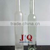 Frosting / clear glass champagne vidro bottle
