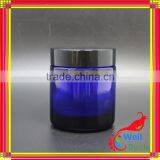 Blue Glass Cream Jar for Cosmetic Cream Jar Free Samples thumbnail-5