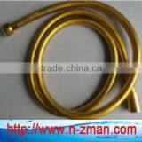 Flexible Golden PVC Hose,Reinforced Golden Hose,Golden PVC Shower Hose