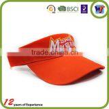 2015 New Fashion 3d Embroidery PVC Custom Cap Cotton Sun Visor Hats thumbnail-4